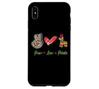 Peace Love Piñata Mexicans Party Cinco de Mayo Fiesta Mexico Coque pour iPhone XS Max