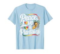 Peace Love & Plantains Reggae Vibes Rastafari T-Shirt
