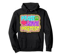 Peace Love Protest, une manifestation et une manifestation pacifiques Sweat à Capuche