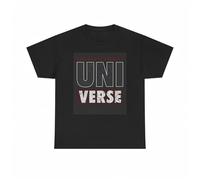 Peace Love Respect Universe T Shirt Unisex Heavy Cotton Tee Black L