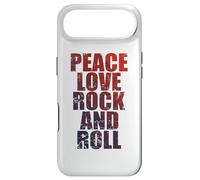 Peace Love Rock and Roll Guitare Style Musique Coque pour iPhone Air