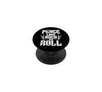 Peace Love Rock and Roll PopSockets PopGrip Adhésif