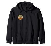 Peace Love Rock And Roll Retro Distressed Rock And Roll Concert Rock and Roll Sweat à Capuche