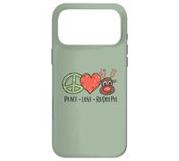 Peace Love & Rudolph Reindeer Christmas Xmas Kids Girls Coque pour iPhone 17 Pro Max