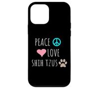Peace Love Shih Tzu's Cute Dog Puppy Lover Coque pour iPhone 12 Mini
