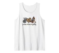 Peace Love Sloths Graphic for Women and Girls Cute Sloth Mom Débardeur