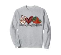 Peace Love Strawberry Farmer Strawberry Lover Berry Fruits Sweatshirt