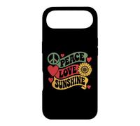 Peace Love Sunshine Tournesol Rétro Hippie Été Coque pour iPhone Air