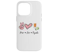 Peace Love Tequila Fiesta Cinco de Mayo Mexican Love Tequila Coque pour iPhone 14 Pro Max