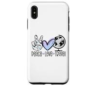 Peace Love Travel Wanderlust Cadeau de Voyage Globetrotter Coque pour iPhone XS Max