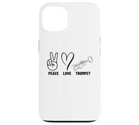 Peace Love Trompette Fier Hommes Femmes Trompette Coque pour iPhone 13