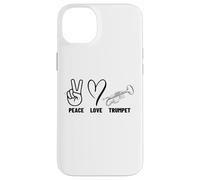 Peace Love Trompette Fier Hommes Femmes Trompette Coque pour iPhone 14 Plus