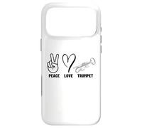 Peace Love Trompette Fier Hommes Femmes Trompette Coque pour iPhone 17 Pro Max