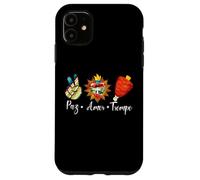 Peace Love Trompo Tacos al Pastor Mexican Food Coque pour iPhone 11