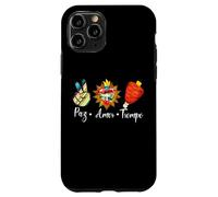 Peace Love Trompo Tacos al Pastor Mexican Food Coque pour iPhone 11 Pro