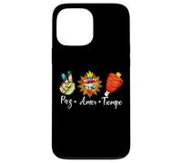 Peace Love Trompo Tacos al Pastor Mexican Food Coque pour iPhone 13 Pro Max