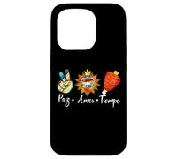 Peace Love Trompo Tacos al Pastor Mexican Food Coque pour iPhone 15 Pro