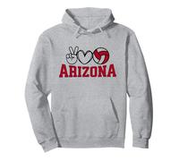 Peace Love Volleyball, Arizona Women Teen Girls Tween Sweat à Capuche
