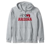 Peace Love Volleyball, Arizona Women Teen Girls Tween Sweat à Capuche