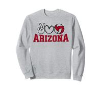 Peace Love Volleyball, Arizona Women Teen Girls Tween Sweatshirt