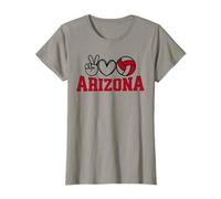 Peace Love Volleyball, Arizona Women Teen Girls Tween T-Shirt