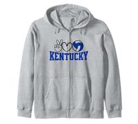Peace Love Volleyball, Kentucky Women Teen Girls Tween Sweat à Capuche