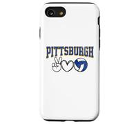 Peace Love Volleyball - Pittsburgh Women Teen Girls Tween Coque pour iPhone SE (2020) / 7/8