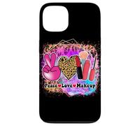 Peace Makeup Love Beauty Artist Cosmetics Design esthétique Coque pour iPhone 13