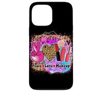 Peace Makeup Love Beauty Artist Cosmetics Design esthétique Coque pour iPhone 13 Pro Max