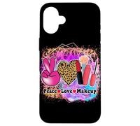 Peace Makeup Love Beauty Artist Cosmetics Design esthétique Coque pour iPhone 16 Plus