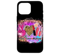 Peace Makeup Love Beauty Artist Cosmetics Design esthétique Coque pour iPhone 16 Pro Max