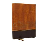 Peace of God Bible: Discover and Experience God's Shalom Throughout the Bible (NKJV, Brown Leathersoft, Red Letter, Comfort Print)
