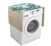 Peace on Earth Housse de protection pour machine à laver avec poches de rangement, anti-poussière pour lave-linge et sèche-linge, housse de protection durable pour réfrigérateur et appareils de