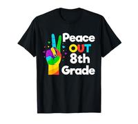 Peace Out Huitième année 8ème année Cadeau d'école Dernier Jour T-Shirt