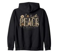 Peace Philippians 4:7 Floral Libellule Chrétienne Vintage Sweat à Capuche
