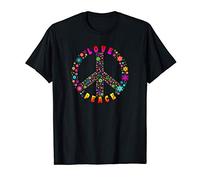 Peace Sign Love T Shirt | 60s 70s Hippie Costume T-Shirt T-Shirt