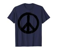 Peace Symbole de la paix en noir T-Shirt