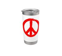 PEACE - Symbole de la paix - signe de paix Gobelet isotherme en acier inoxydable double paroi