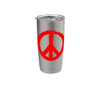 PEACE - Symbole de la paix - signe de paix Gobelet isotherme en acier inoxydable double paroi