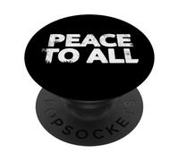 Peace to All - Déclaration Contre la Guerre PopSockets PopGrip Adhésif