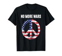 Peace USA Drapeau Contre Guerre T-Shirt