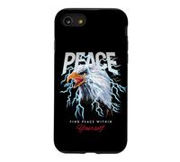 Peace USA Eagle Wild Quotes Find The Peace Within Yourself Coque pour iPhone SE (2020) / 7/8
