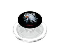 Peace USA Eagle Wild Quotes Find The Peace Within Yourself PopSockets PopGrip pour MagSafe