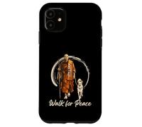 Peace Walking Monks and Aloka Dog Walk for Peace Coque pour iPhone 11
