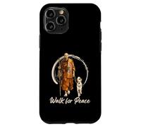 Peace Walking Monks and Aloka Dog Walk for Peace Coque pour iPhone 11 Pro