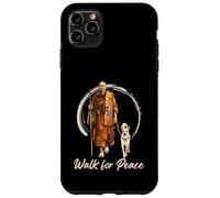 Peace Walking Monks and Aloka Dog Walk for Peace Coque pour iPhone 11 Pro Max