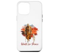 Peace Walking Monks and Aloka Dog Walk for Peace Coque pour iPhone 12 Pro Max