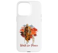 Peace Walking Monks and Aloka Dog Walk for Peace Coque pour iPhone 15 Pro Max