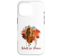 Peace Walking Monks and Aloka Dog Walk for Peace Coque pour iPhone 16 Pro