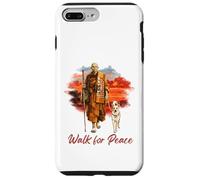 Peace Walking Monks and Aloka Dog Walk for Peace Coque pour iPhone 7 Plus/8 Plus
